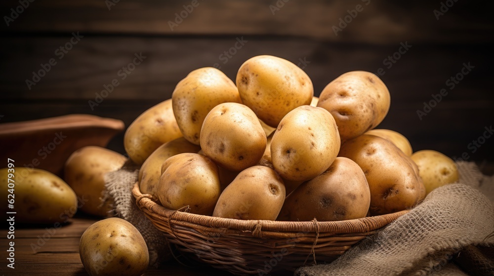 Potatoes. An all-rounder of nutrients. Generative AI