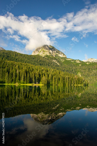 lake in the mountains