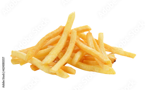 French fries on transparent png © sommai