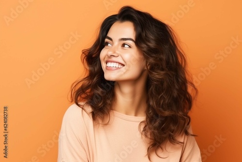 Portraits of women, photos of women, photos of isolated women, beautiful person, long hair.