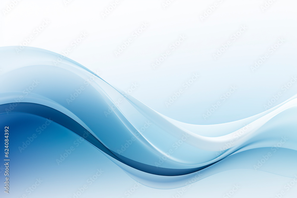 Blue wave. Blue abstract wave flow, abstract design element Blue wave. Blue abstract wave flow, abstract design element