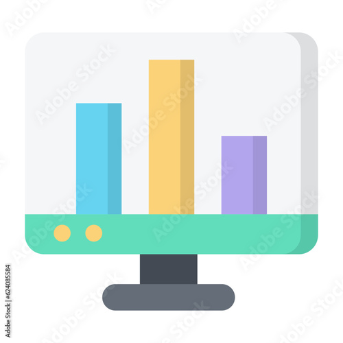 business Chart Flat Icon