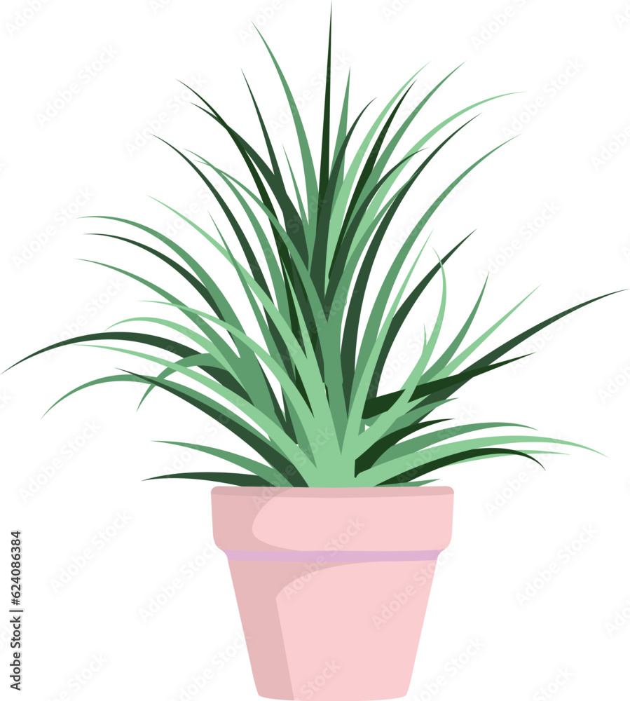 plant in a pot vector image plant in a pot vector image