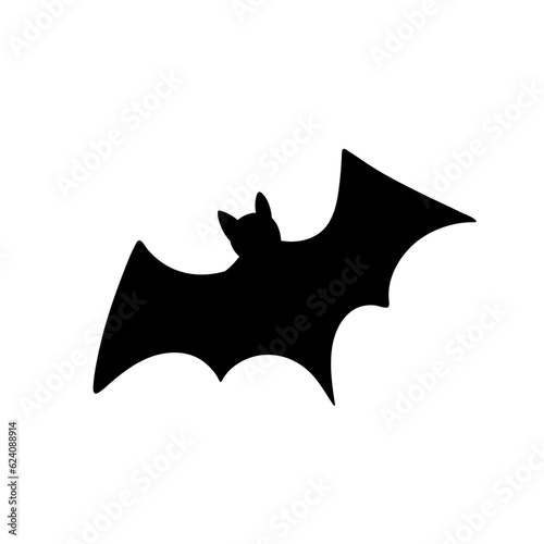 Black silhouettes of bats