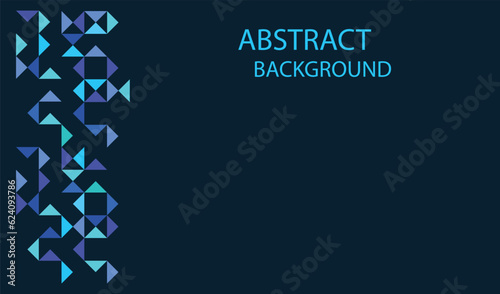 Geometric abstract background with simple triangular elements. Creative idea of modern design. Vector illustration.