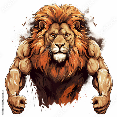 Muscular Lion