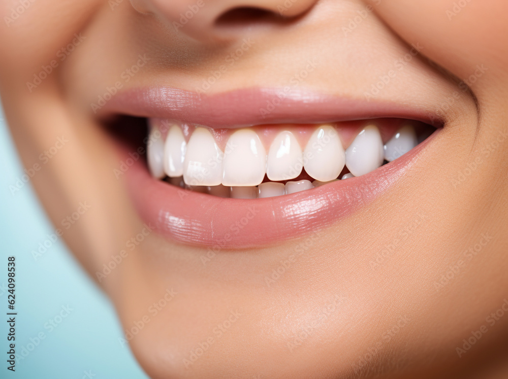 Obraz premium close up of a woman smiling