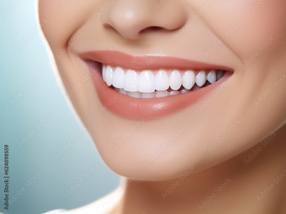 Fototapeta premium close up of a woman smiling