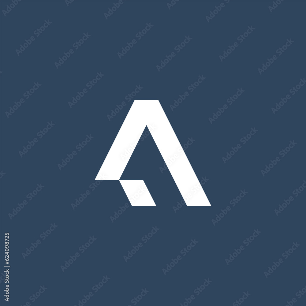 Modern Minimalist A Letter Logo Design Modern Minimalist A Letter Logo Design