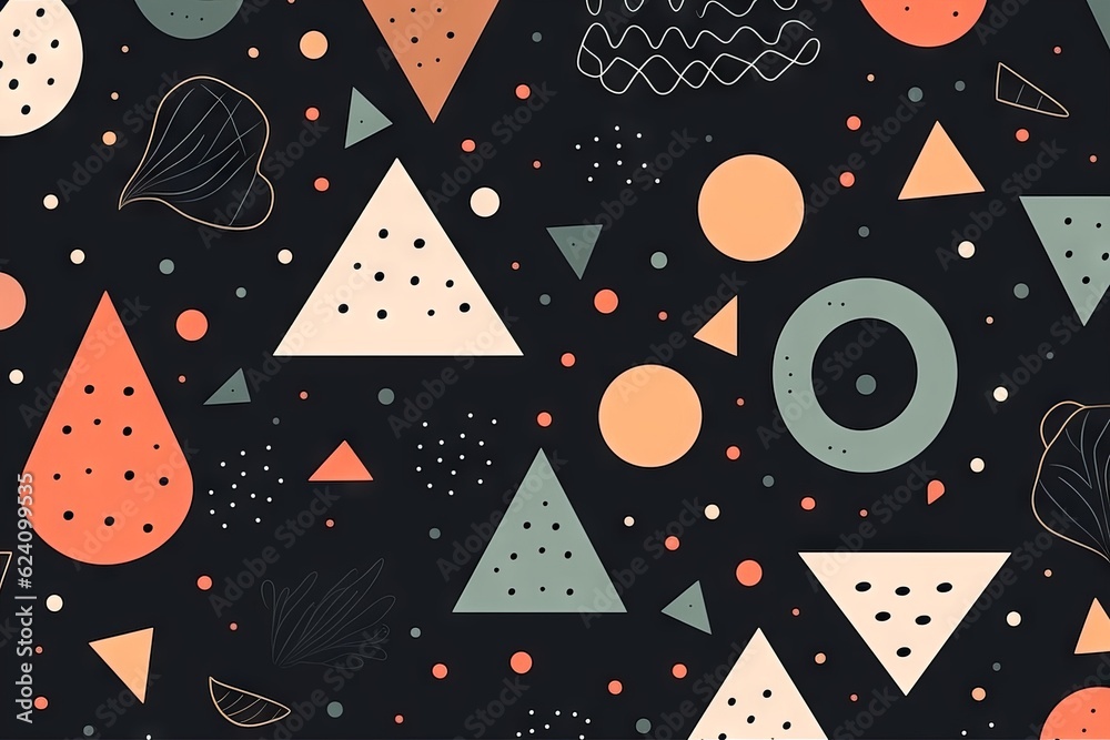 seamless pattern with geometric shapes in pastel colors seamless pattern with geometric shapes in pastel colors