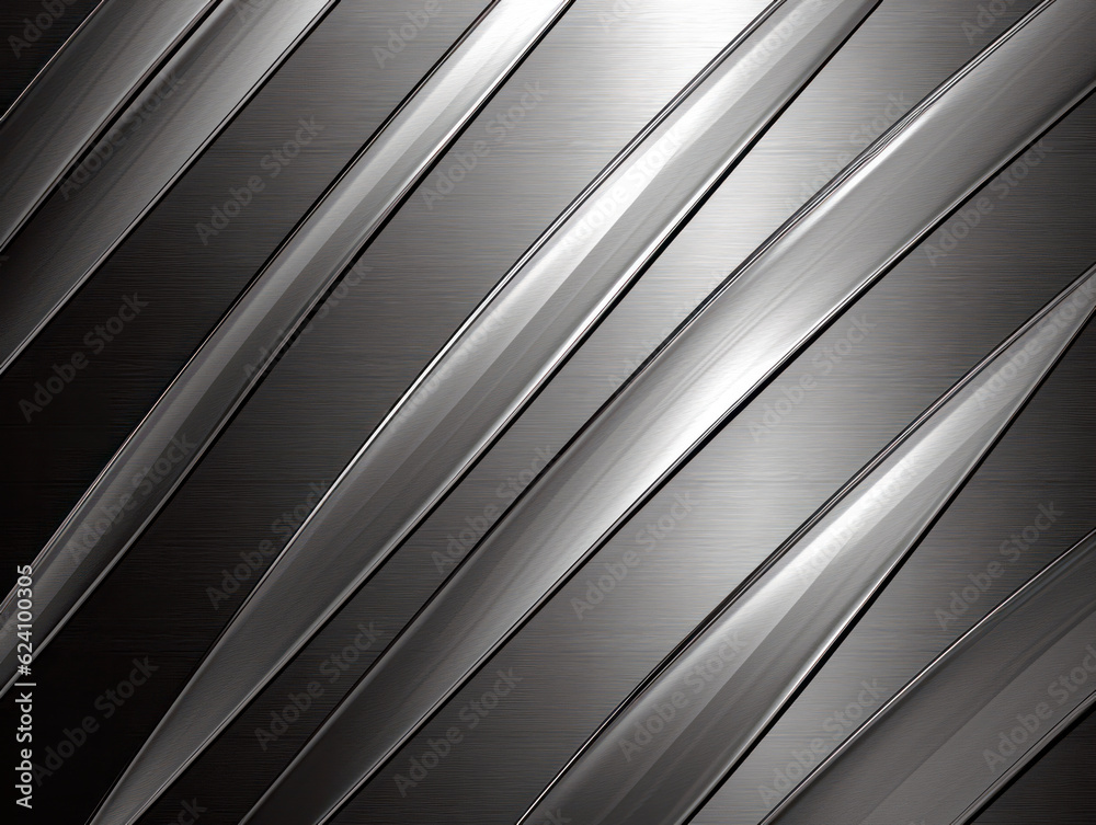 Wave Aluminium Steel Metal Sheet industry wall texture pattern background wall. Ai generative illustration. Wave Aluminium Steel Metal Sheet industry wall texture pattern background wall. Ai generative illustration.