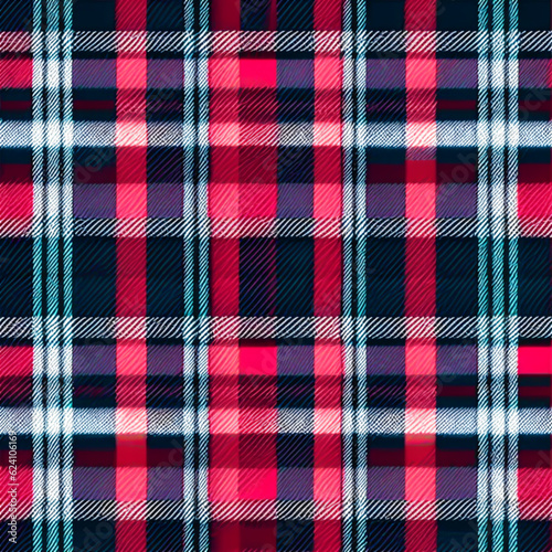 seamless plaid pattern. Generative AI