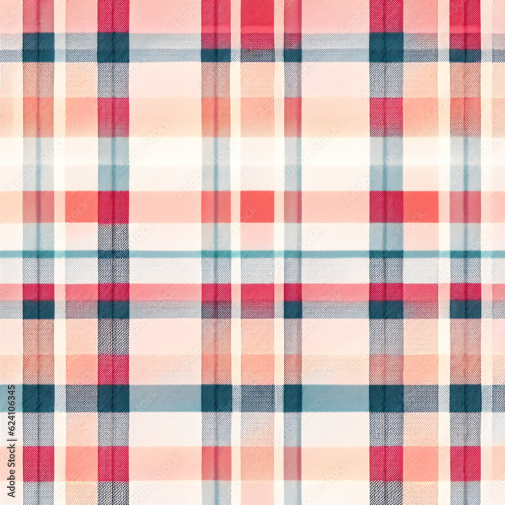seamless plaid pattern. Generative AI seamless plaid pattern. Generative AI