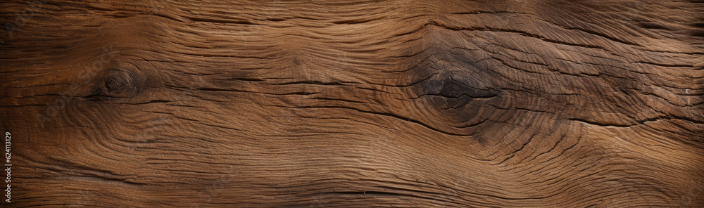 Naklejka premium Wooden texture may used as background. Generative AI