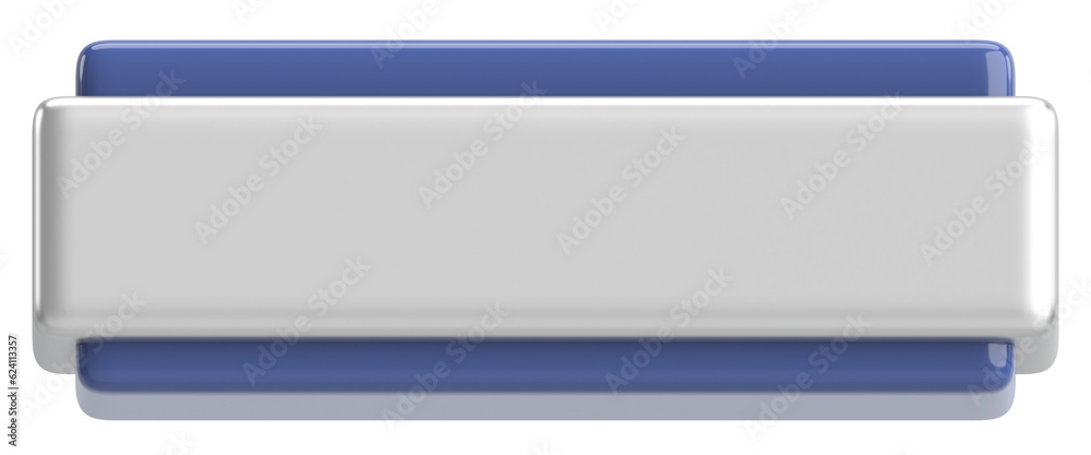 3D button. Empty button. 3D illustration. 3D button. Empty button. 3D illustration.