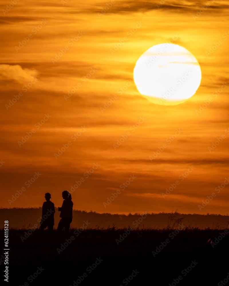 couple at sunset