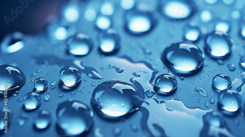 Beautiful water drops  Generative AI
