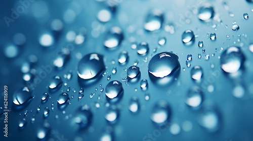 Beautiful water dropsGenerative AI