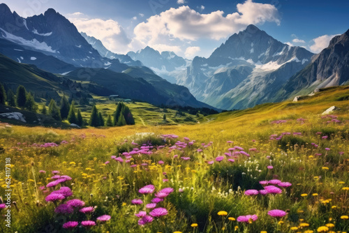 Italian Alps with Mount Resegon © Venka