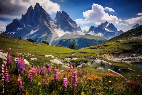 Italian Alps with Mount Resegon © Veniamin Kraskov