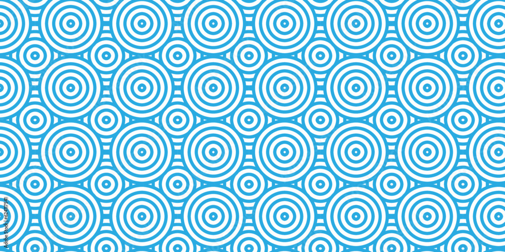 Seamless pattern with waves. seamless pattern with waves and blue geomatices retro background.	