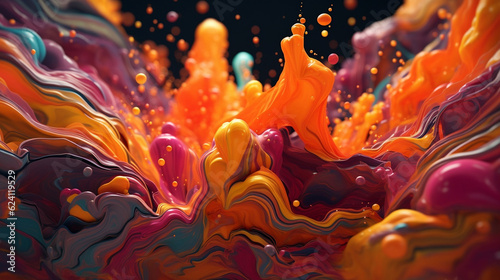abstract liquid background © Michael