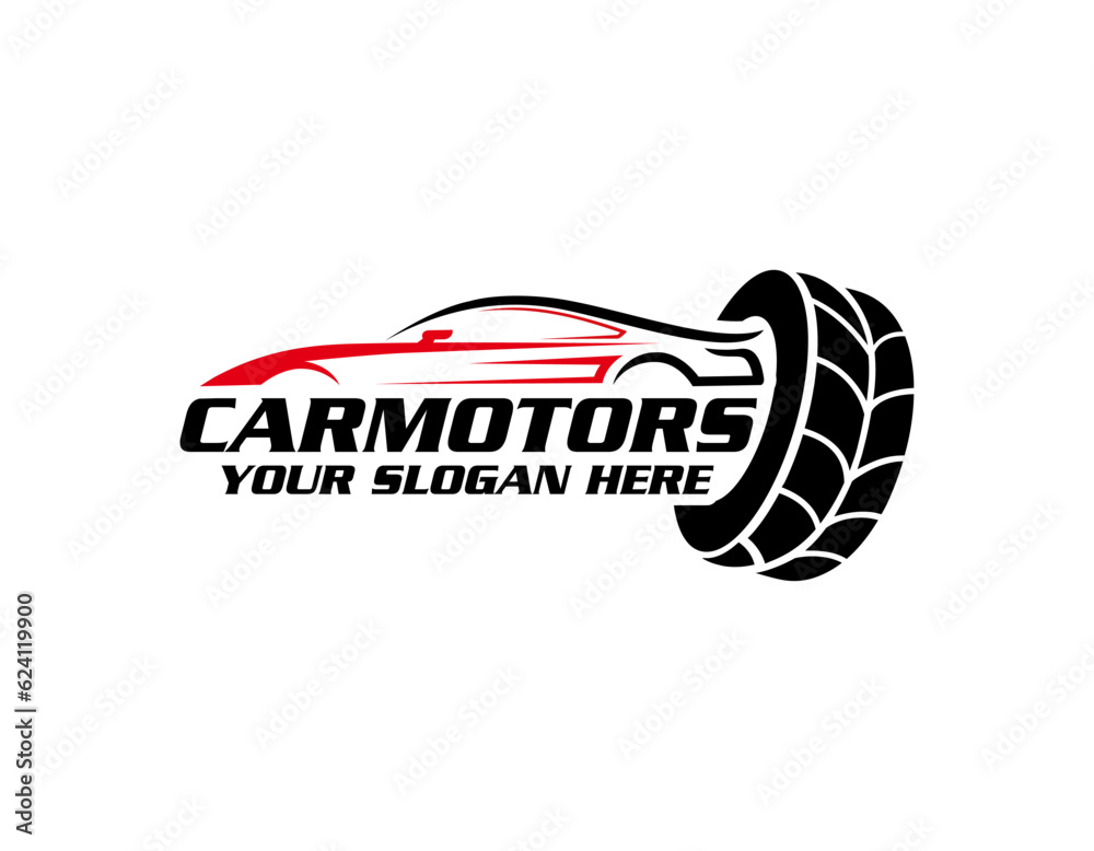 car silhouette concept logo design. car garage vector illustration. car silhouette concept logo design. car garage vector illustration.