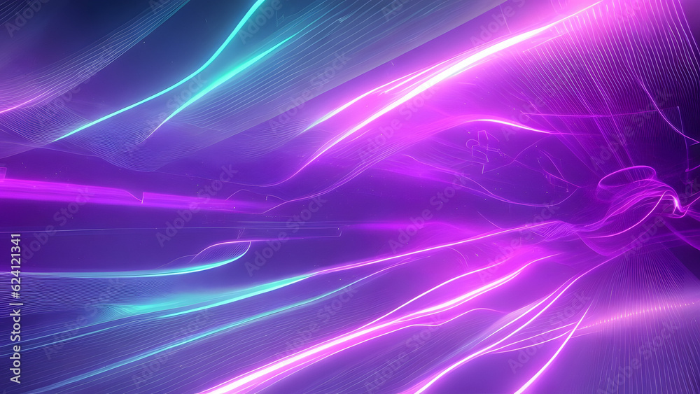 Attractive and futuristic pink blue neon light, data transfer concept background Attractive and futuristic pink blue neon light, data transfer concept background