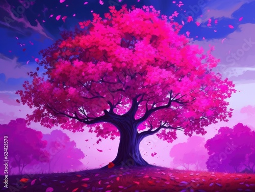 A beautiful pink tree © mia.n_official