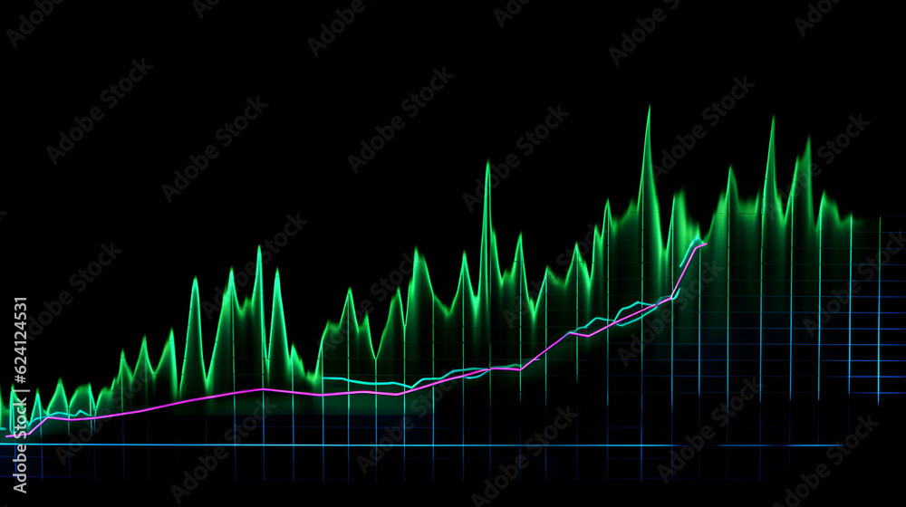 exponential graph, increasing bar graph upward to the right, green, cash increasing, profit, lots of money, business dashboard, (Generative AI) exponential graph, increasing bar graph upward to the right, green, cash increasing, profit, lots of money, business dashboard, (Generative AI)