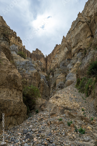 A Rock Fall in the Mountains of Valle de Las Animas (Spirits' Valley)