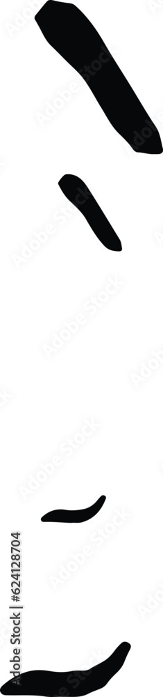 Obraz premium Silhouette map of Berry Islands The Bahamas with transparent background.