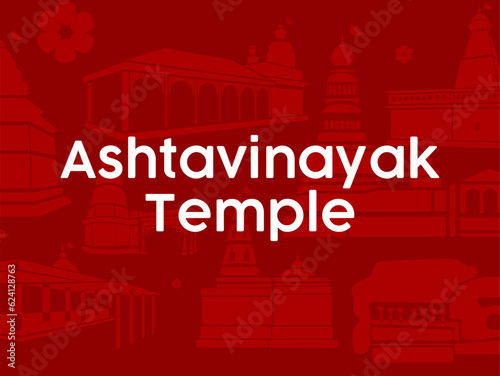 Ashtavinayak Ganapati temple typo. Ashtavinayak Ganesh Mandir.
