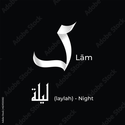 Arabic Alphabet | The letter Lām in Arabic