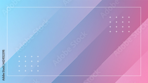 Abstract blue and pink  background with gradation slashes  