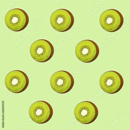 Background kiwi fruit