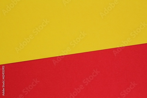 Yellow and red colored flag background. Kannada Rajyothsava, Karnataka Formation day celebration concept. Greeting card for Indian festival