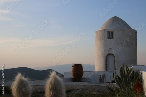 Restored windmill (Santorini, Greece)