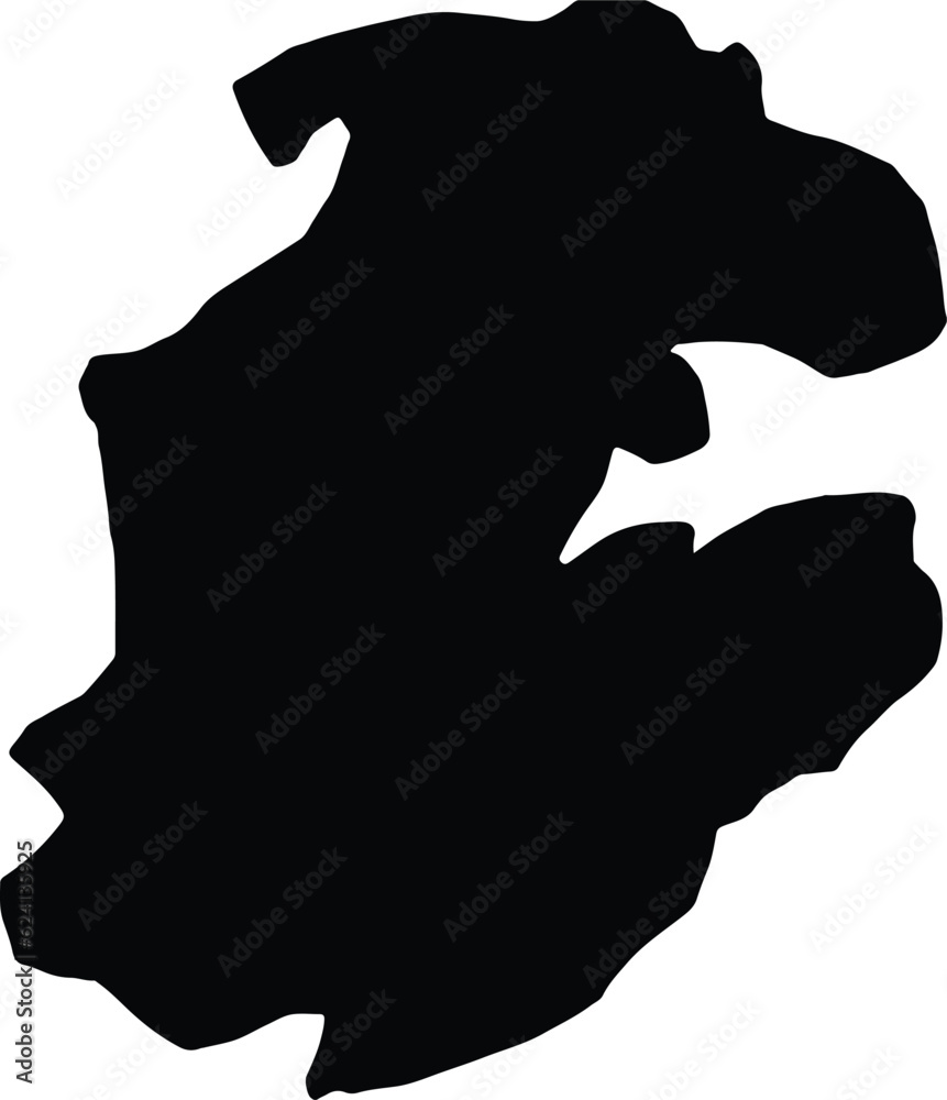 Silhouette map of Boulkiemdé Burkina Faso with transparent background. Silhouette map of Boulkiemdé Burkina Faso with transparent background.