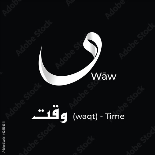 Arabic Alphabet | The letter Wāw in Arabic