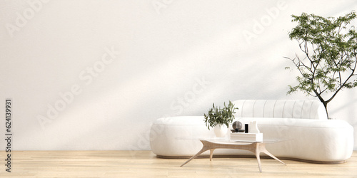 Fototapeta Naklejka Na Ścianę i Meble -  sofa armchair minimalist design muji style.