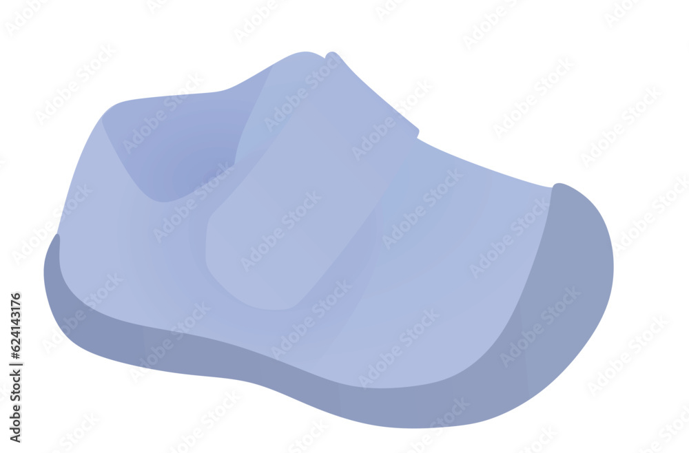 Pink baby shoe. vector illustration Pink baby shoe. vector illustration