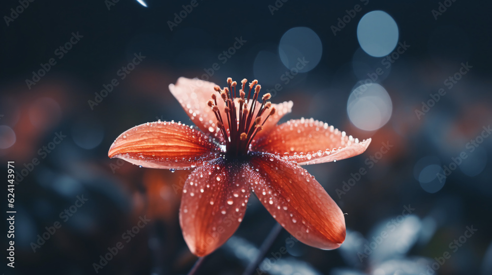 Beautiful flower close-up on blurred background
Generative AI Beautiful flower close-up on blurred background
Generative AI