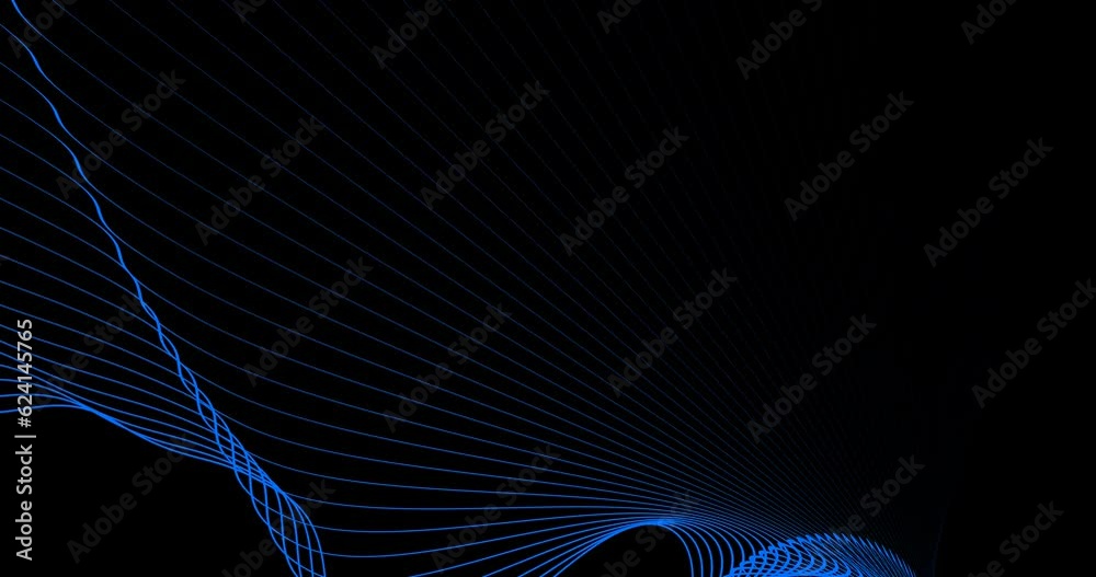 Abstract glowing blue laser rays. stripe line art design. Modern shiny diagonal rounded lines pattern. Futuristic technology concept. lines wave abstract stripe design