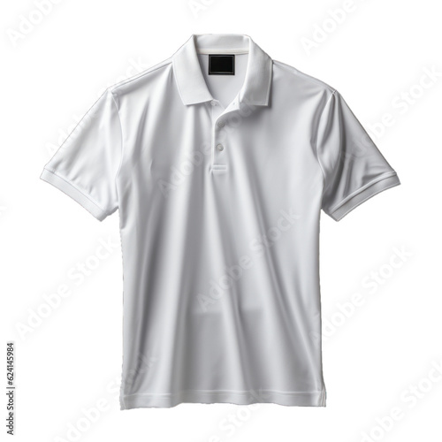 White Polo Shirt Isolated