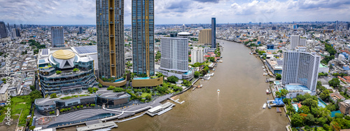 Aerial view of Icon Siam mall on the chao phraya river in khlong san, bangkok, Thailand © pierrick