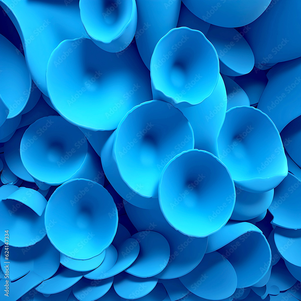 Creative 3D Blue Background Creative 3D Blue Background
