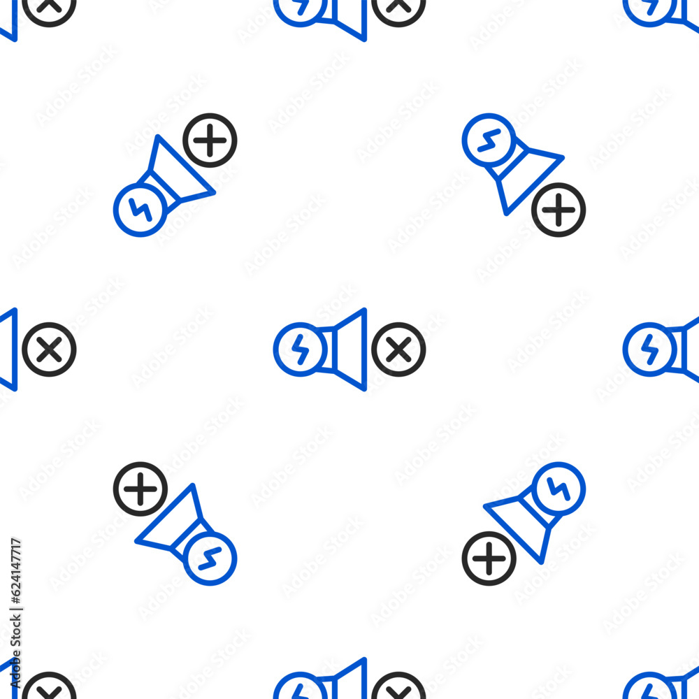 Line Electric motor icon isolated seamless pattern on white background. Colorful outline concept. Vector Line Electric motor icon isolated seamless pattern on white background. Colorful outline concept. Vector