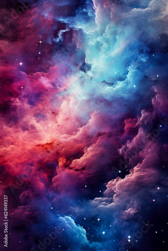 Colorful space galaxy cloud  © fotogurmespb