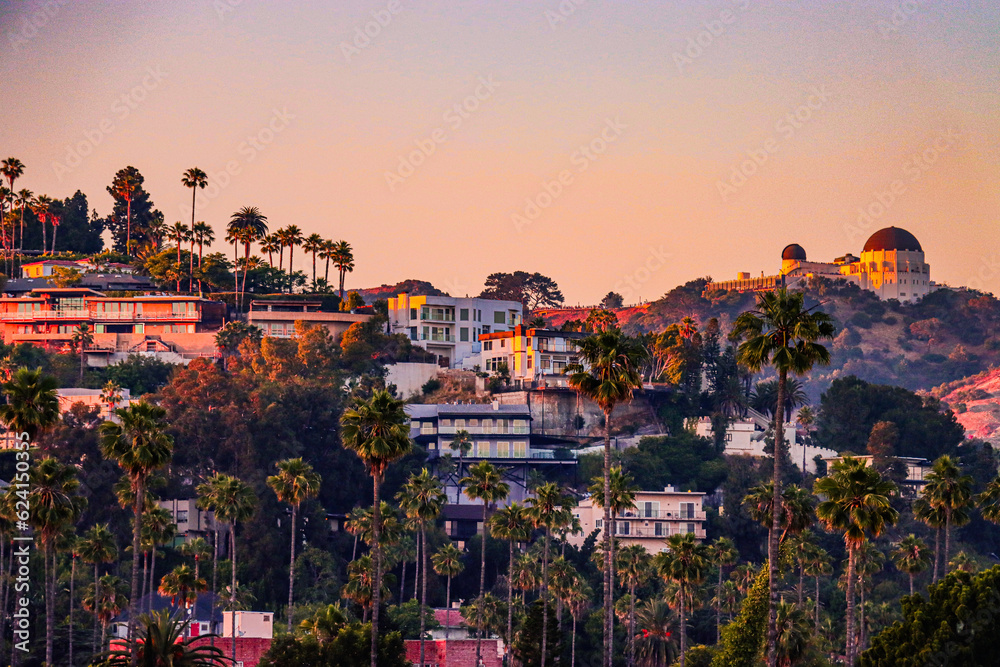 Hollywood Hills at Sunset